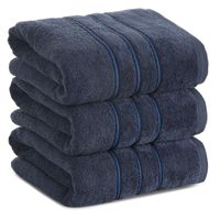 Ręcznik Sibel 08 70X140 cm granatowy bawełna frotte chłonny