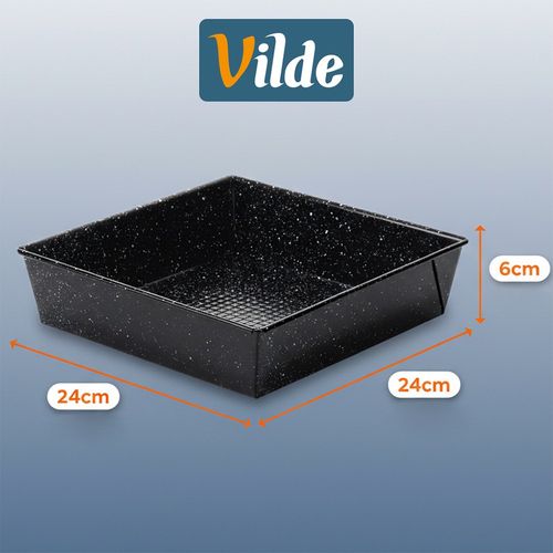 Forma do pieczenia granitowa 24x24x6 cm na Arena.pl