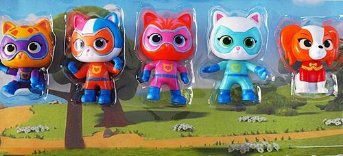 SUPERKOTY SUPER KITTIES FIGUREK EKIPA KOTKI ZESTAW 5 FIGUREK na Arena.pl