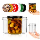 10x Słoik szklany na GRZYBY 350 ml na MIÓD DŻEM KONFITURY PASZTET +