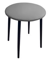 Taboret TRIX D22 jasny szary podstawa czarna