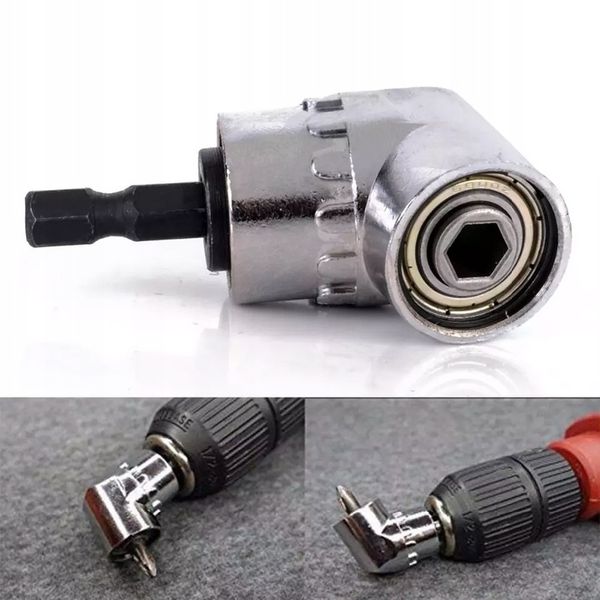 ADAPTER KĄTOWY 105° Duzy + Mały DO WKRĘTARKI 1/4" HEX zdjęcie 9