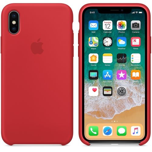 Apple iPhone X Silicone Case - (PRODUCT)RED na Arena.pl