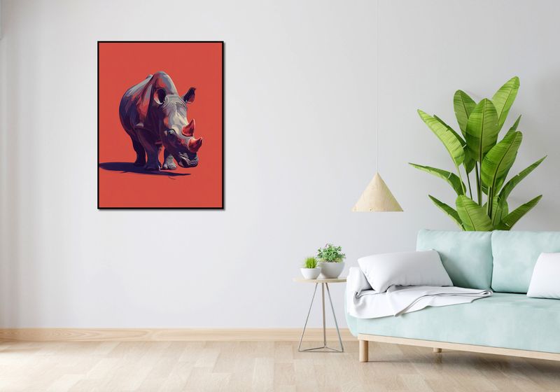 Plakat 75x100cm Marszujący Gigant zdjęcie 4