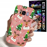 ETUI CASE DO SAMSUNG S8 - ŚWIĄTECZNE WZORY RENIFER MIKOŁAJ ŚWIĘTA