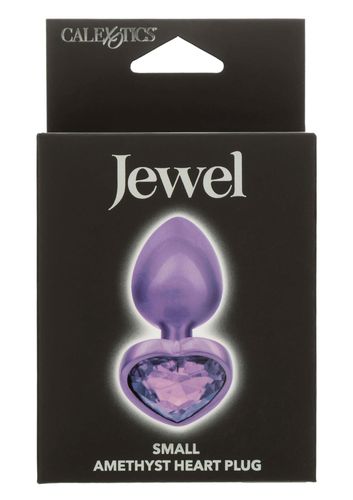 diamond heart plug small purple na Arena.pl