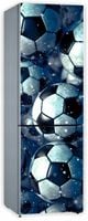 Mata magnetyczna magnes ozdobny tapeta na lodówkę PIŁKA NOŻNA 210x61 cm