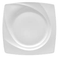 TALERZ DESEROWY  BIAŁY LUBIANA CELEBRATION 19 CM