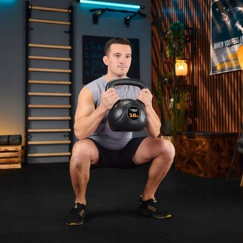 Kettlebell odważnik ciężar 16kg hantel hantla fitness do ćwiczeń Trex Sport na Arena.pl