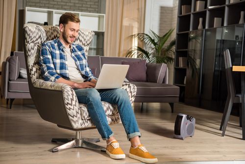 Termowentylator Top Grzejnik Farelka 2000W Eldom Hl8C Szary na Arena.pl