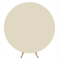 POKROWIEC Materiał DWUSTRONNY BEŻOWY na ŁUK BALONOWY KOŁO OKRĄGŁY 200cm