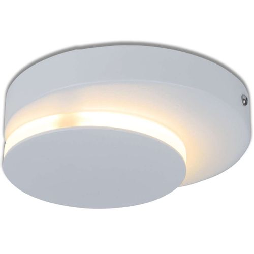 Ścienna LAMPA kinkiet DALLAS 1352923 Nave okrągła OPRAWA metalowa LED 6W 3000K plafon sufitowy biały na Arena.pl