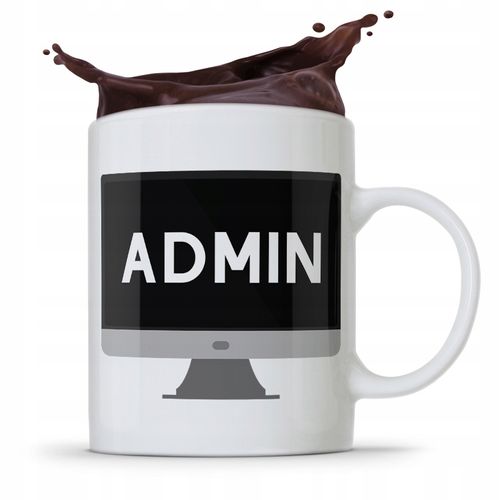 Kubek Prezent Informatyka Programisty Admin Z Nadrukiem Ze Zdjęciem na Arena.pl