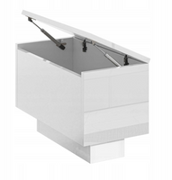 Ława Stolik Kawowy z pojemnikiem Biały Połysk 30 / 60 MUUX pr