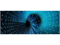 100X40CM FUTURYSTYCZNA SPIRALA 3D OBRAZ DREWNO