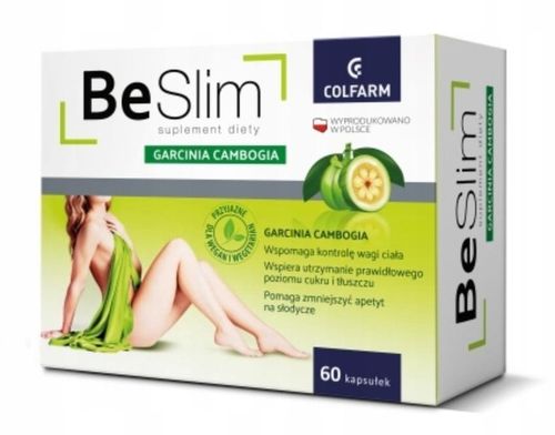 Colfarm BE SLIM garcinia cambogia 60 kapsułek na Arena.pl
