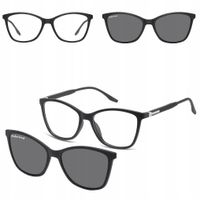 2w1 Okulary Korekcyjne Zerówki z NAKŁADKĄ PRZECIWSŁONECZNĄ z Polaryzacją