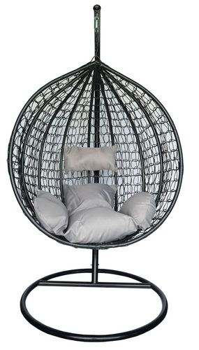 FOTEL WISZĄCY HUŚTAWKA KOSZ KOKON MAROCCO CZARNY na Arena.pl