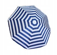 PARASOL OGRODOWY DUŻY 148 CM REGULOWANY GRANATOWY BALKON TARAS MOCNY