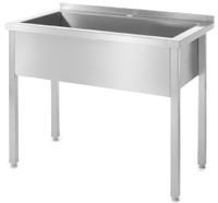 BASEN NIERDZEWNY ZE STALI GASTRONOMICZNY STALOWY 120X60 H=40 HENDI 813430