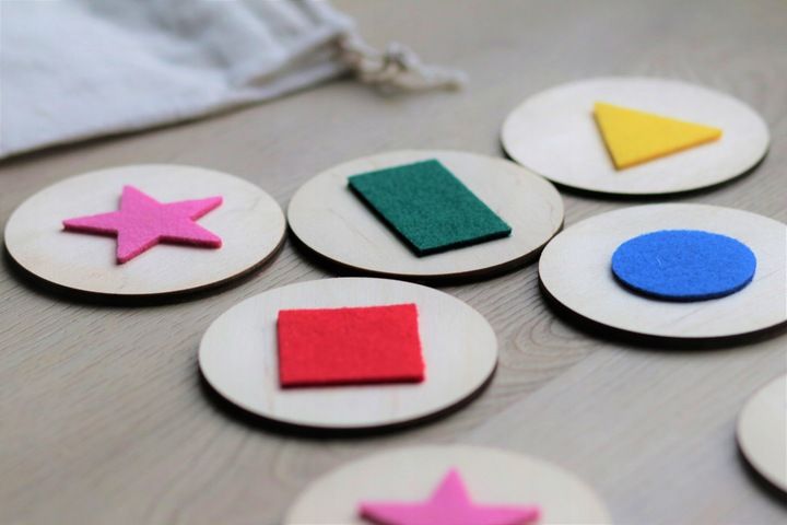 Sensoryczne memory z filcu Montessori zdjęcie 2
