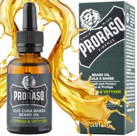 PRORASO - Odżywczy Olejek do brody zmiękczający zarost CYPRESS VETYVER 30ml