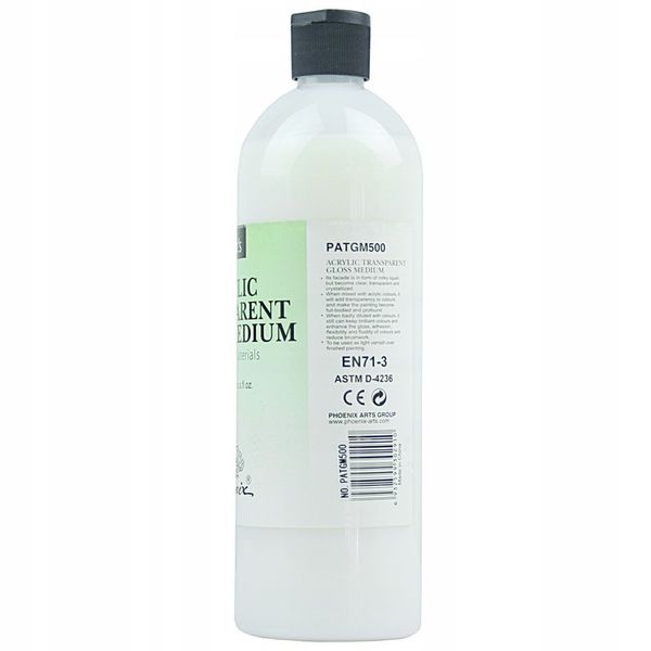 Medium akrylowe błyszczące Phoenix 500 ml ATGM zdjęcie 2
