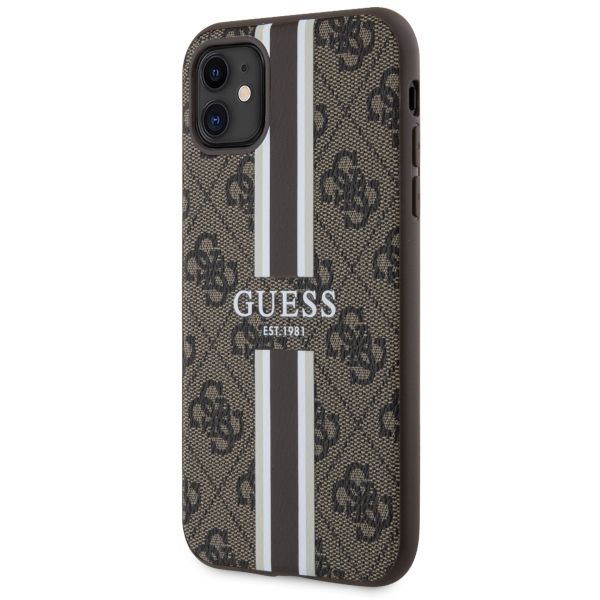 Etui Guess do iPhone 11, iPhone XR, Brązowy, MagSafe zdjęcie 2