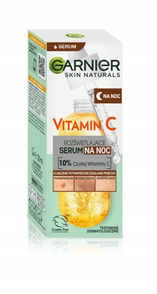 Garnier Serum Do Twarzy Z Witaminą C Zestaw: Dzień, Noc i Z Kwasami AHA BHA zdjęcie 6