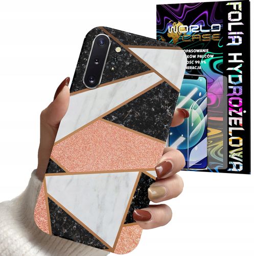 ETUI CASE DO SAMSUNG NOTE 10 PLUS . A81 - GEOMETRYCZNE WZORY KOBIET + FOLIA na Arena.pl