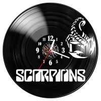 Zegar ścienny z płyty winylowej Scorpions 983.14
