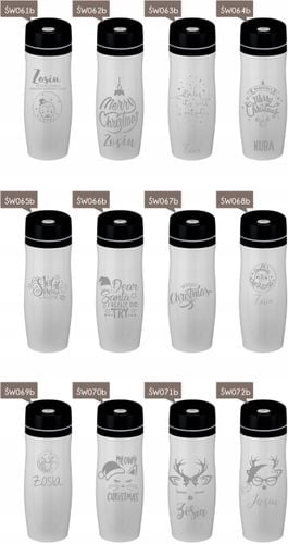 Kubek termiczny PREZENT NA ŚWIĘTA MIKOŁAJKI grawer na Arena.pl