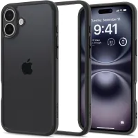 Etui Spigen Ultra Hybrid na iPhone 16 - czarny mat