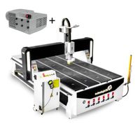 Frezarka CNC drewna 2100x3000mm 6kW pompa BECKER cad/cam ploter frezujący