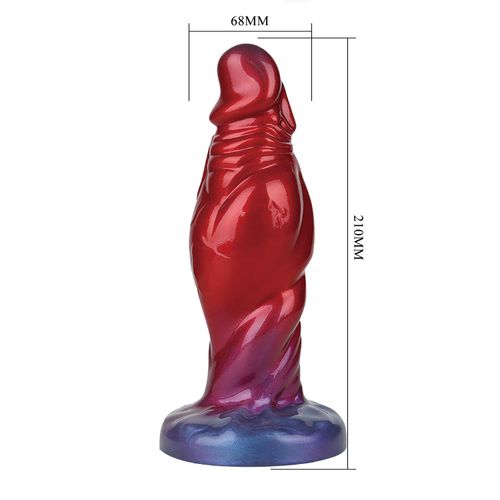 Power Monsters Shadow Behemoth – 22 Cm Rippled Monster Silicone Dildo na Arena.pl