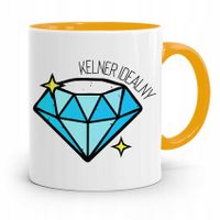 Dla Kelnera Kubek Żółty Kelner Idealny Prezent Z Nadrukiem Ze Zdjęciem