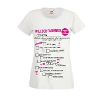 Koszulka T-SHIRT Z NADRUKIEM wieczór panieński