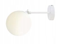 Lampa sufitowa i kinkiet ścienny RUCHOMY LOFT klosz SZKLANY KULA na 1x E27