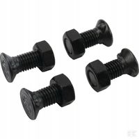 Zestaw Śrub 4szt.M14x35mm podsadzenie owalne+ nakr