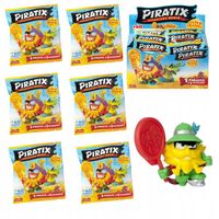 MAGIC BOX - PIRATIX - SERIA GOLDEN TREASURE - 6 SZT SASZETEK Z FIGURKĄ