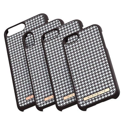 Materiałowe etui do iPhone XR (Dark Brown Pattern 2) na Arena.pl