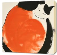 Obraz 60x60cm Yin i Yang Kotów