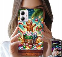 ETUI DO MOTOROLA MOTO G14 - PIERNIK PIERNIKI ŚWIĄTECZNE WZORY +SZKŁO