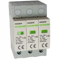 NOARK 112894 OGRANICZNIK PRZEPIĘĆ DO FOTOWOLTAIKI PV 3P T2 1200V Ex9UEP 20