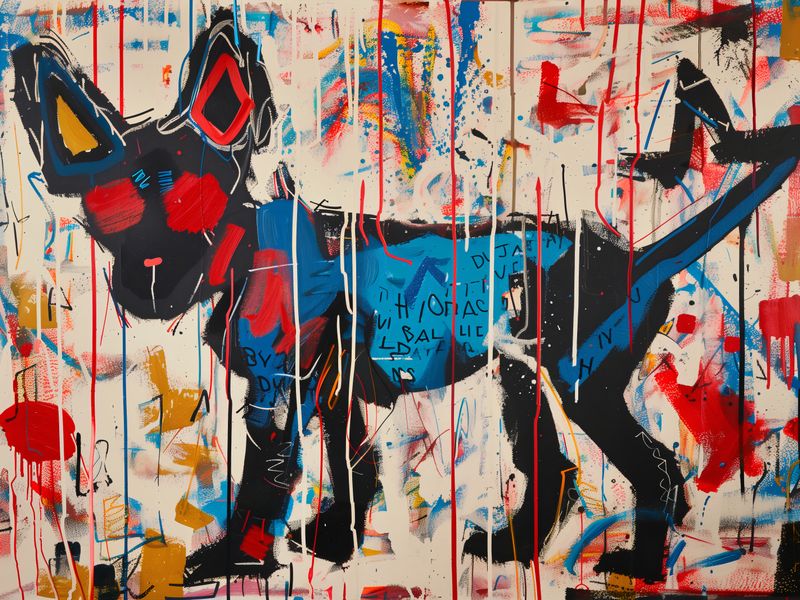 Plakat 80x60cm Miejski Pies zdjęcie 1