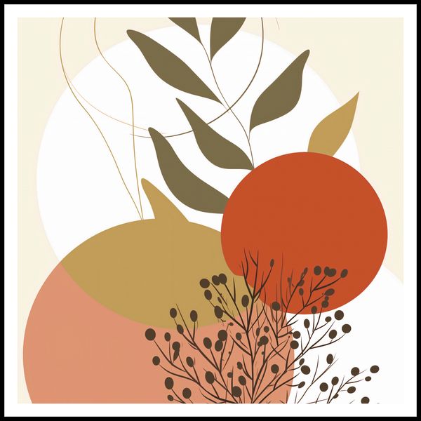 Plakat 90x90cm Impresja Jesieni zdjęcie 3