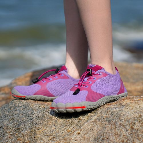 Buty do Wody dla Dzieci na Plażę Jeżowce Fioletowe 33 EU Antypoślizgowe na Arena.pl