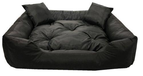 Legowisko Dla Psa Kojec Ecco 75X65 Cm Wodoodporne Czarne na Arena.pl