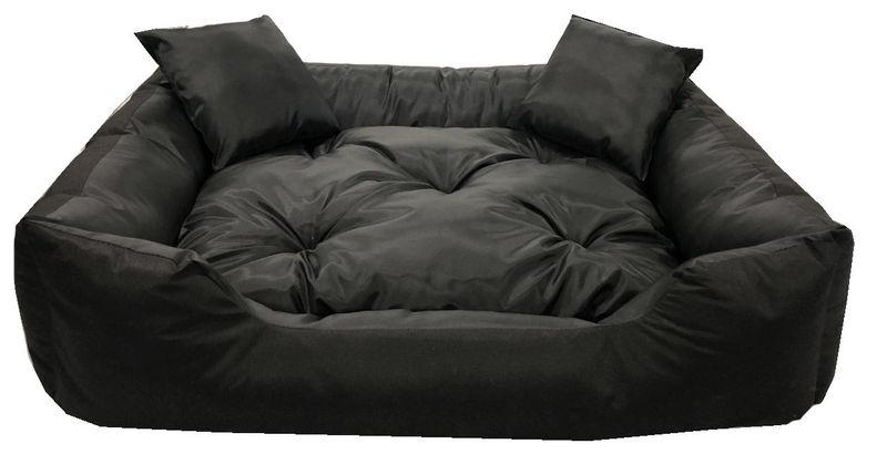 Legowisko Dla Psa Kojec Ecco 75X65 Cm Wodoodporne Czarne zdjęcie 5