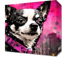 Obraz 30x30cm Mały Psiak o Dużej Duszy